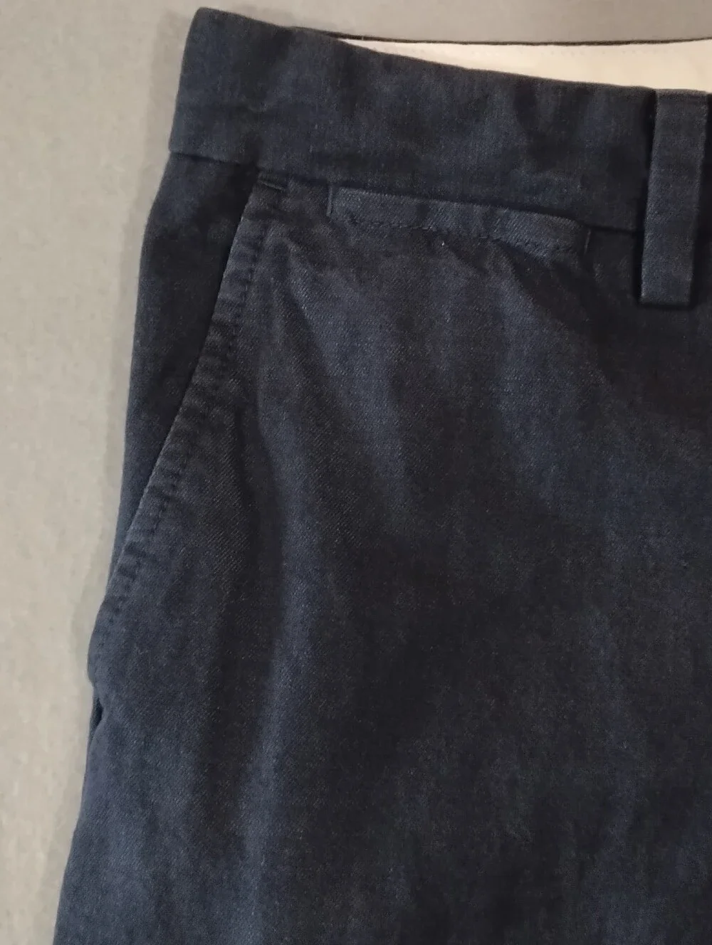 Tommy Hilfiger Slim Fit Chino Pants Mens 34X32 Navy Blue Cotton Mid Rise
